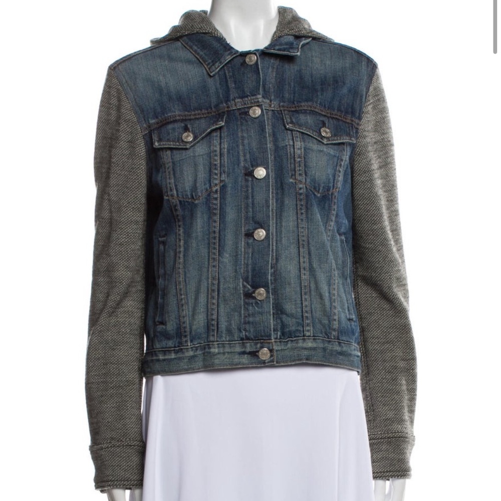 Rag & Bone Denim Jacket with Hood